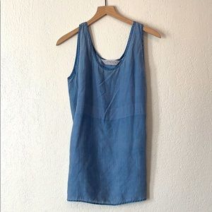 Silk tank top